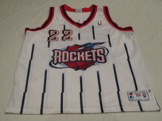 Clyde Drexler Houston Rockets Starter Authentic 23 NBA Jersey 48 Nice