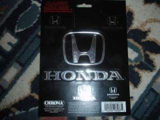 Chroma Graphics Honda Classic Emblem Decal Stickers New JDM 4 Stickers
