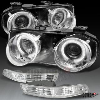 94 97 Acura Integra Projectors Headlights Bumper Chrome