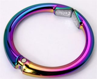 Clipa Iridescent Rainbow Bracelet Bangle Purse Handbag Bag Table Hook