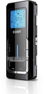 Coby CX 90 cx90 black Mini Digital AM FM Stereo Pocket Radio with Neck