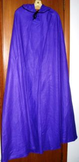 this really soft and warm cloak is a nice dark purple color