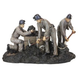 This beautiful classic Working Coal Miners figurine is made of high