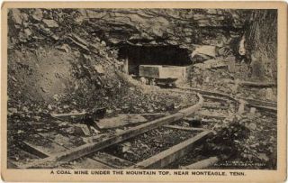 Near Monteagle Tennessee TN Coal Mine Under Mountain Top Albertype Co