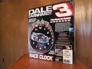 Dale Earnhardt 3 race clock
