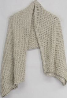 Luxe Rachel Zoe Sz M Dolman Sleeve Cocoon Knit Sweater Beige NEW QQ15