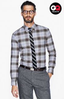 Band of Outsiders Plaid Oxford Woven Shirt