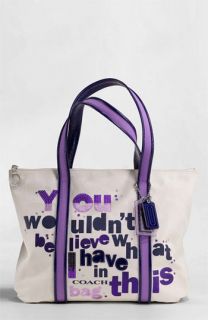 COACH POPPY YOU WOULDNT BELIEVE GLAM TOTE