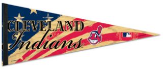 Cleveland Indians AMERICANA Premium Felt MLB Collectors Pennant