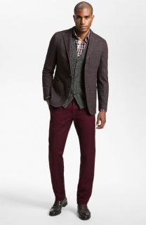 Hickey Freeman Sportcoat, Sport Shirt, Sweater Vest, & AG Jeans Chinos