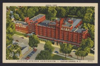 Clifton Springs Sanitarium N Y NY New York Postcard