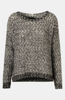Topshop Boxy Tweed Knit Sweater