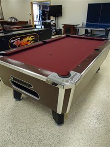 Valley Tiger 88 Coin Operated Pool Table Used