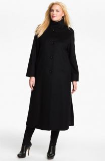Cinzia Rocca Long Wool & Cashmere Coat (Plus)