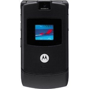 Motorola RAZR V3 Black at T Cingular Phone