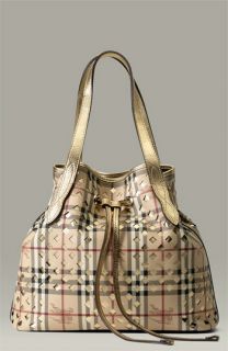 Burberry Cutout Drawstring Shopper