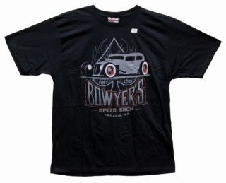 Clint Bowyer Speed Shop Hot Rod Black T Shirt XL by Chase Authentics