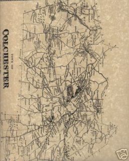 Colchester Ct 1868 Maps with Homeowners