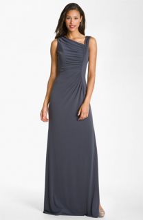 Calvin Klein Asymmetrical Jersey Gown