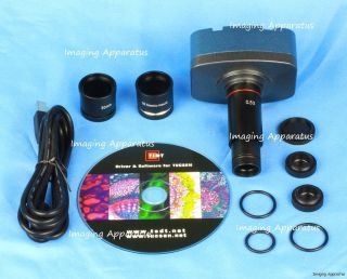 MP CMOS Microscope Digital Camera Eyepiece New
