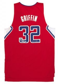  Griffin Hand Signed Roy Inscribed Clippers Jersey Panini Le 50