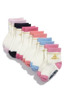 Juicy Couture Sock Set (6 Pack) (Infant & Toddler)