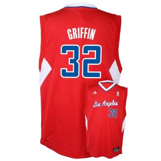 Adidas Los Angeles Clippers Blake Griffin Boys Jersey Red Sz Medium