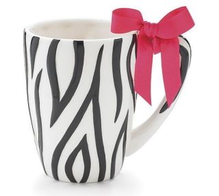 Zebra Stripe Safari Animal Print Coffee Mug Cup Tea Mom Birthday Gift