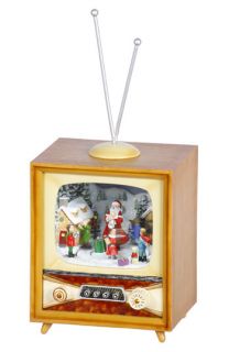 Winward Mini TV Santa Music Box