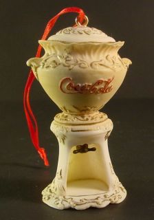 Coca Cola Urn Victorian Syrup Dispenser Coke Mini Ornament 3 Willitts