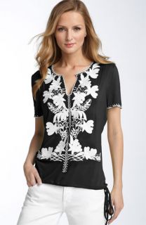 Filtre Embroidered Woven Top