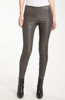 Vince Zip Ankle Leather Leggings