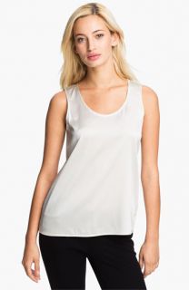 Eileen Fisher Stretch Silk Charmeuse Shell
