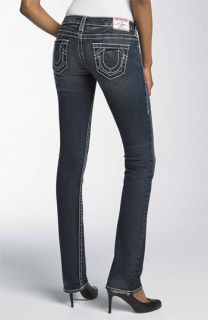 True Religion Brand Jeans Johnny   Big T Stretch Jeans (Dark Drifter Wash)
