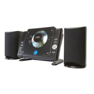 Coby Micro CD Player Radio HiFi Shelf System CXCD377BLK