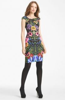 Roberto Cavalli Flower Print Jersey Dress