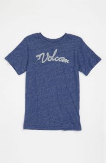 Volcom White Script T Shirt (Little Boys)
