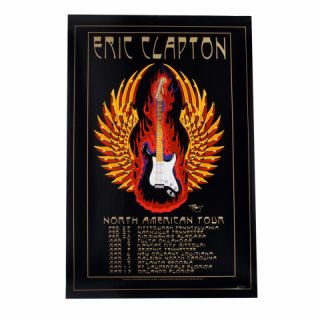 ERIC CLAPTON 2010 TOUR POSTER by STANLEY MOUSE