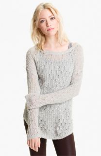Trouvé Shimmer Pointelle Sweater
