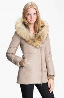 Mackage Akiva Genuine Fox & Rabbit Fur Trim Down Coat