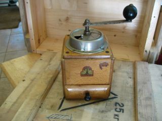 Vintage Armin Trosser Coffee Grinder Mill Hand Crank