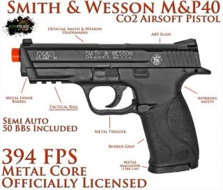 KWC Metal Core Mag Smith Wesson M P40 CO2 Airsoft Hand Gun Pistol 394