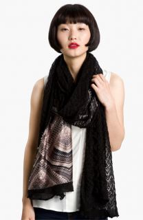  Collection Geo Print Knit Wrap