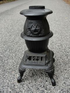 Tiny Pot Belly Stove Coal Wood E B Colby Conersy City NJ Decorative