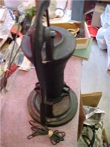 vintage columbiana pump co pump made into lamp 2085