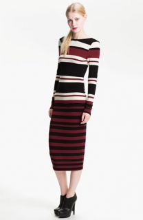 FELICITY & COCO Stripe Jersey Midi Dress ( Exclusive)