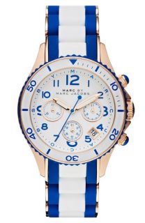 MARC BY MARC JACOBS Rock Chronograph Silicone Bracelet Watch