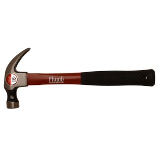Plumb 11 406 Plumb 16 oz Regular Fiberglass Curve Claw Hammer