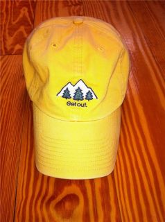 Mens Womens Life Is Good Baseball Cap One Size Fits All Yellow Get