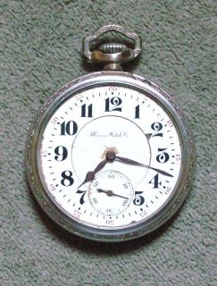 ANTIQUE ILLINOIS POCKET WATCH NOT WORKING  FOR PARTS OR RESTORATION